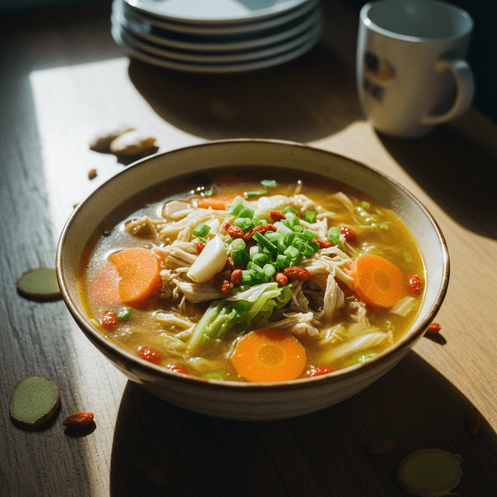 Chicken Essence Soup (No Water Added)