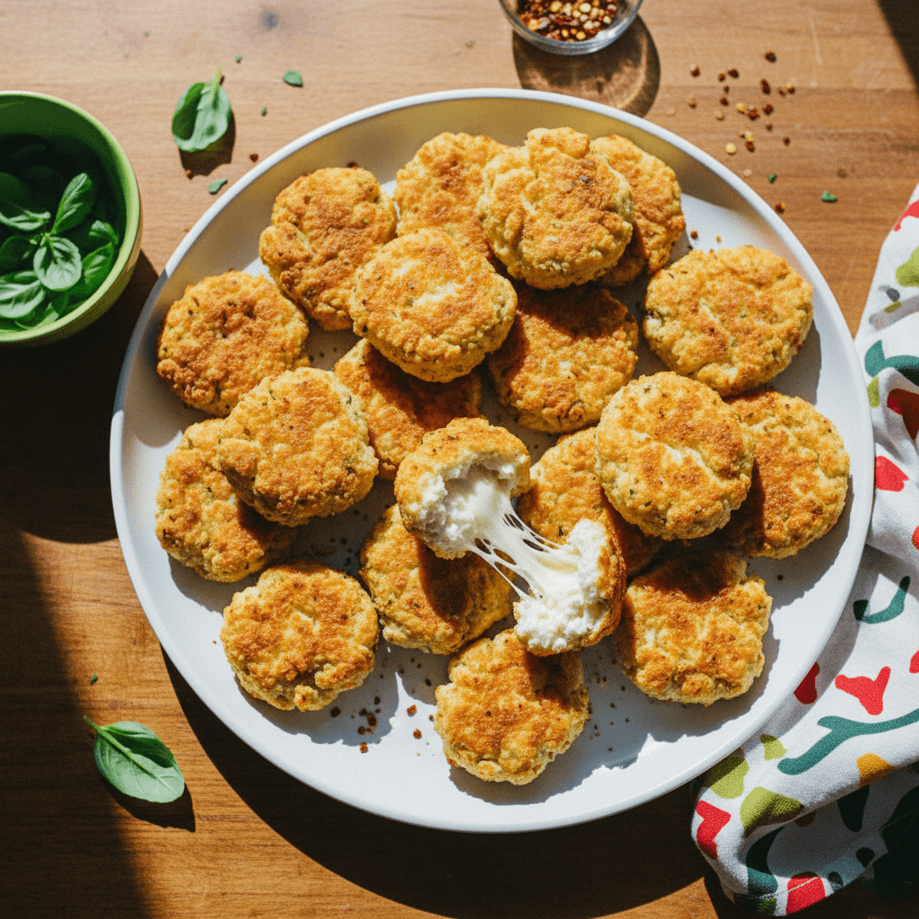 Cottage Cheese Mozzarella Bites