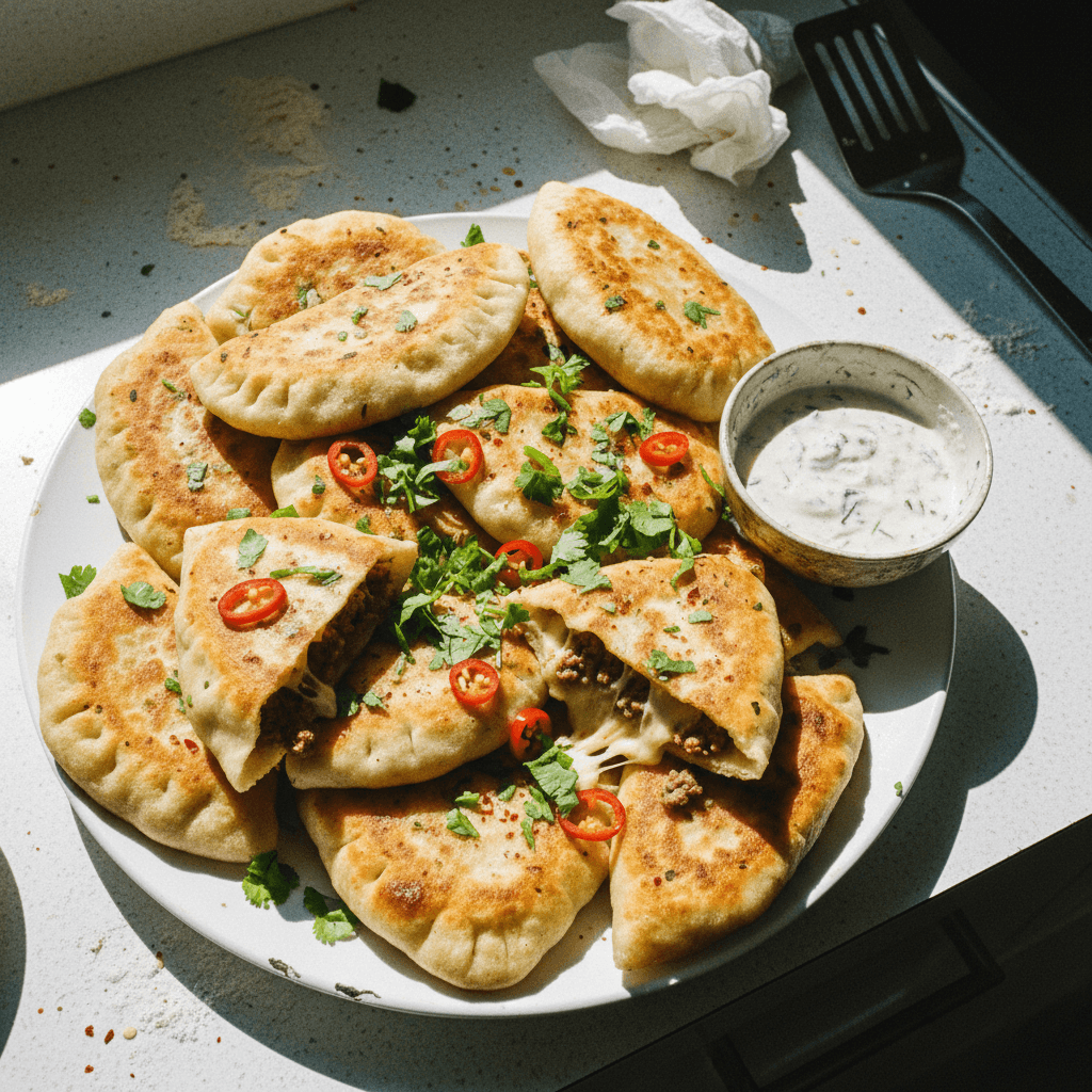 Savory Stuffed Flatbreads
