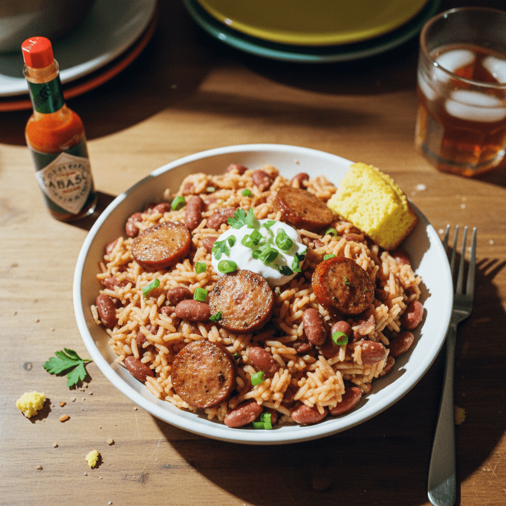 Smoked Sausage Red Beans and Rice