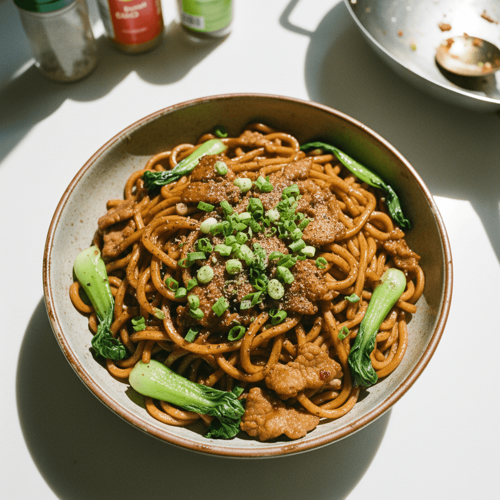 Shanghai Fried Noodles