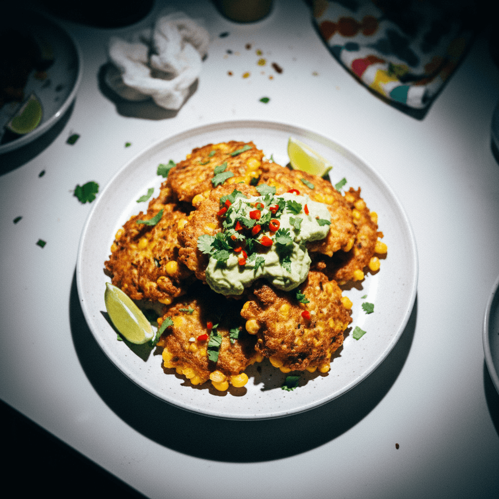 Crispy Fried Corn Fritters
