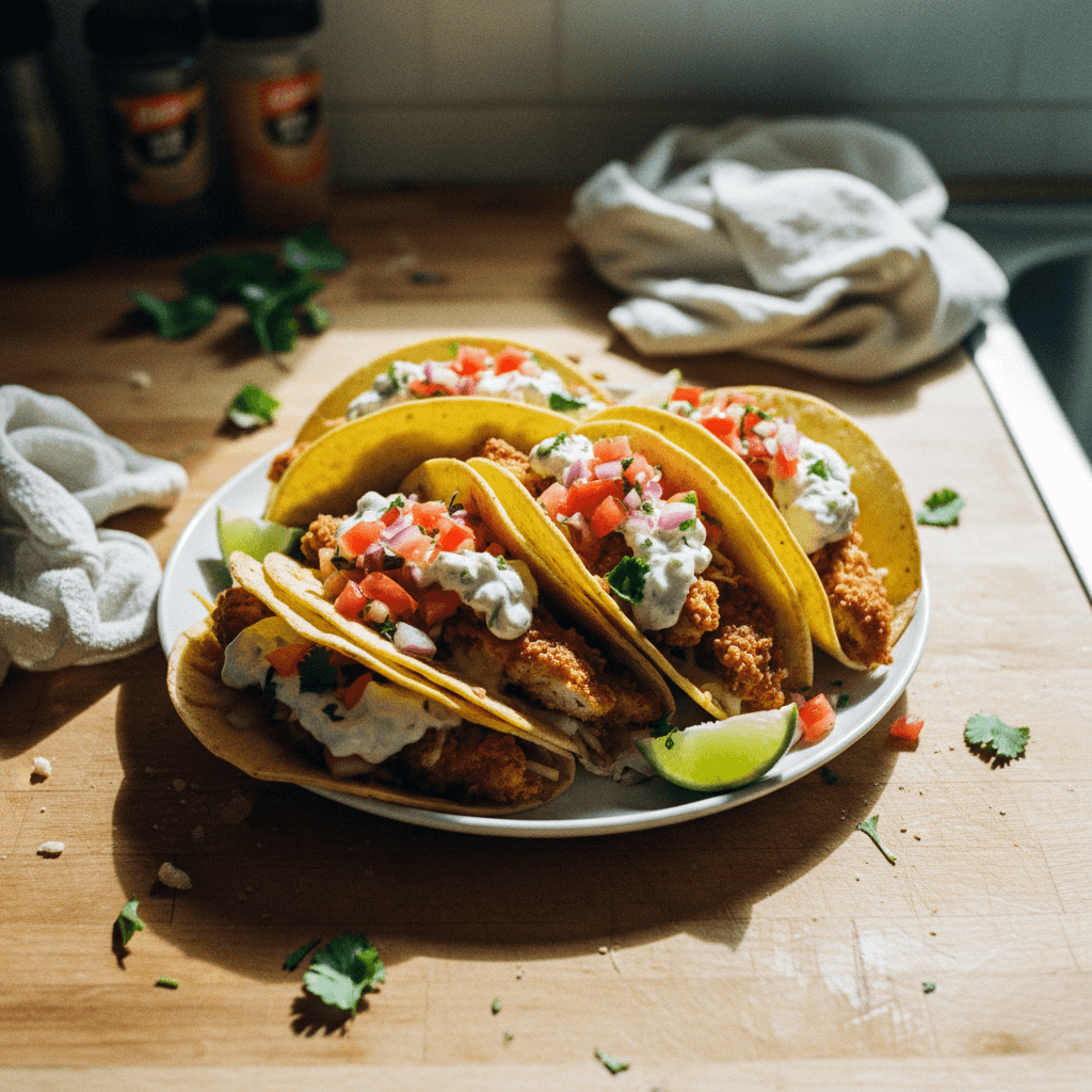 Crispy Chicken Tacos