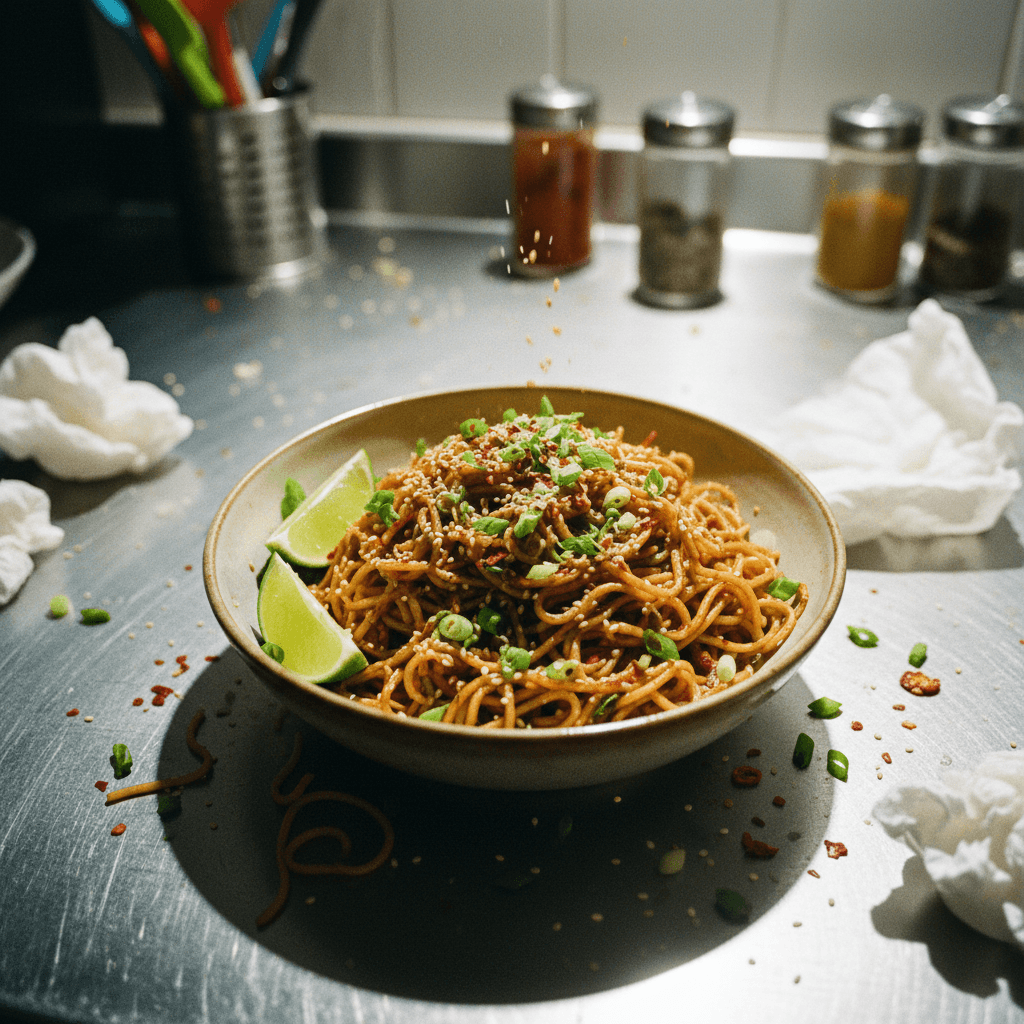 Chilli Garlic Lime Noodles