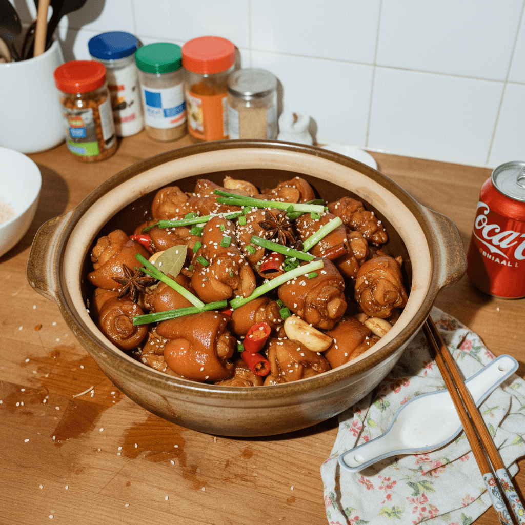 无水猪蹄煲