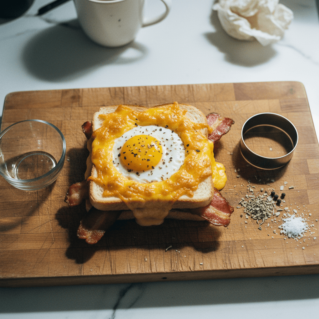 Air Fryer Breakfast Sandwich