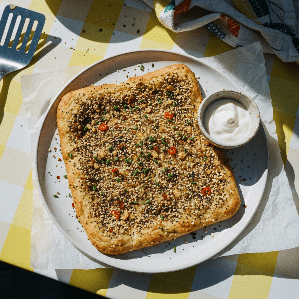 Cottage Cheese Flatbread