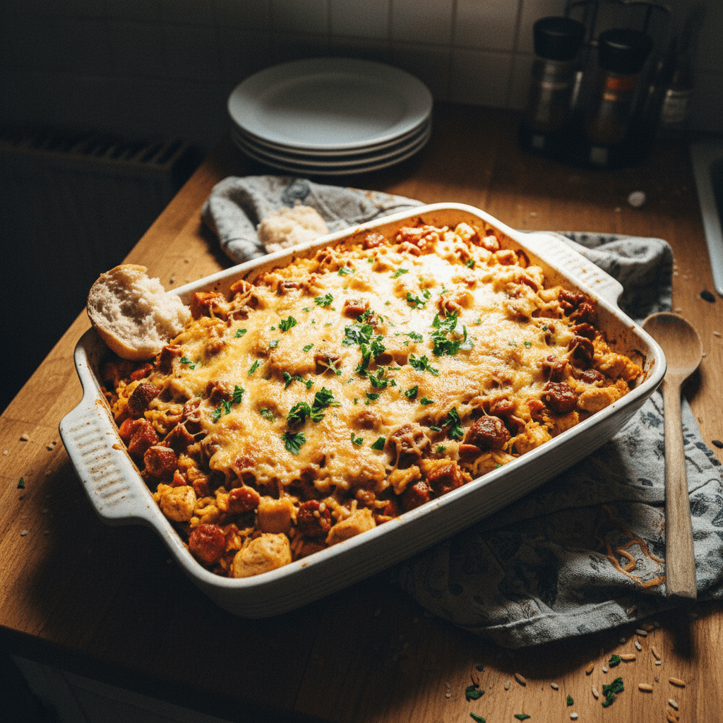 Chicken & Chorizo Bake