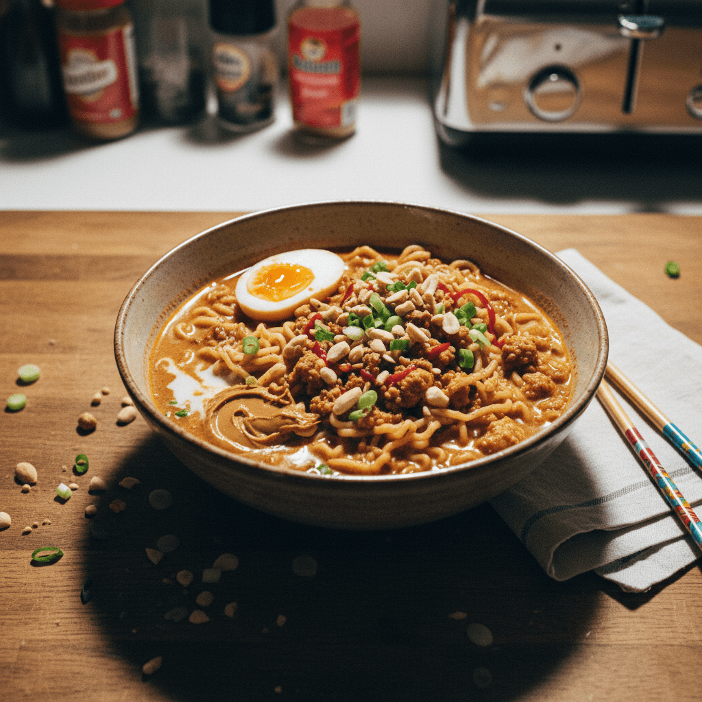 Miso Gochujang Peanut Butter Ramen