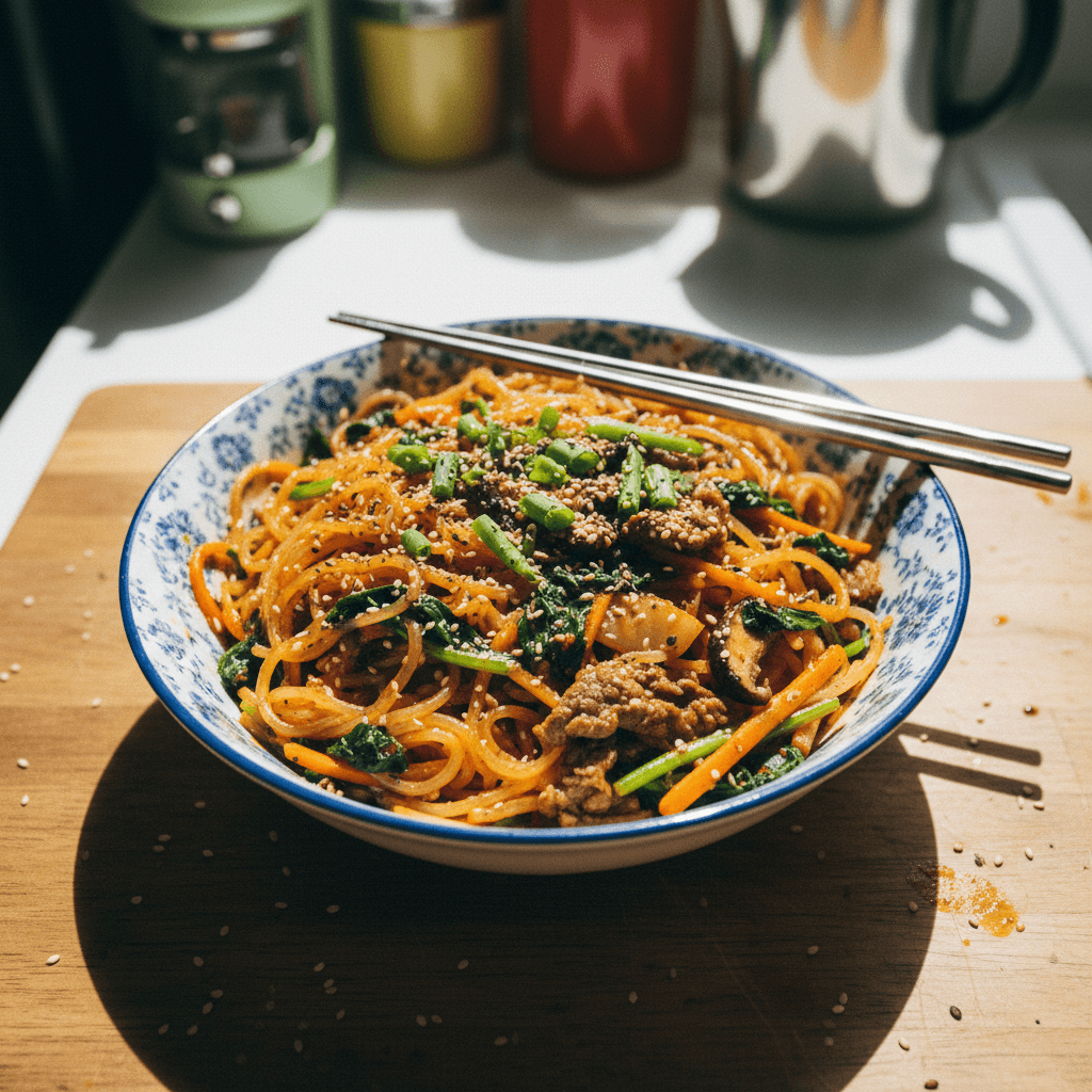 Spicy Japchae