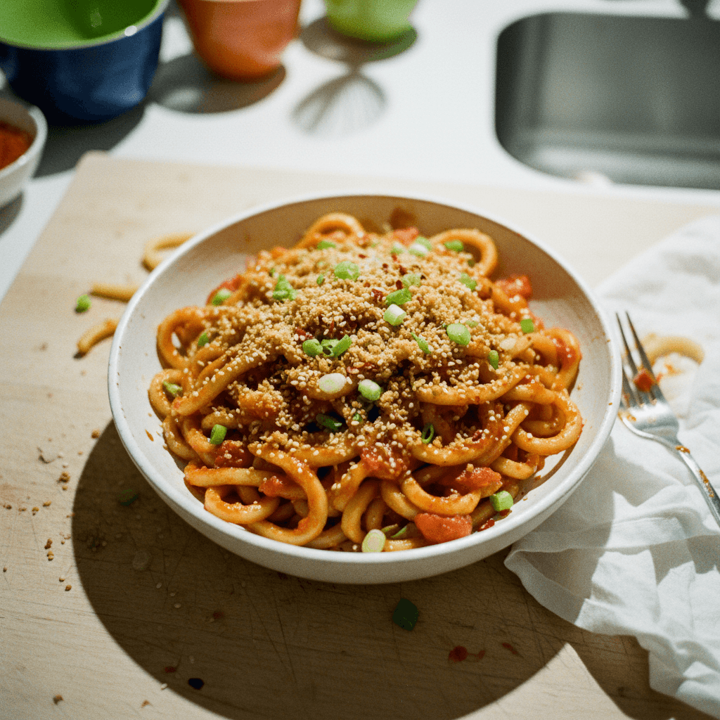 Crispy Udon Rosso