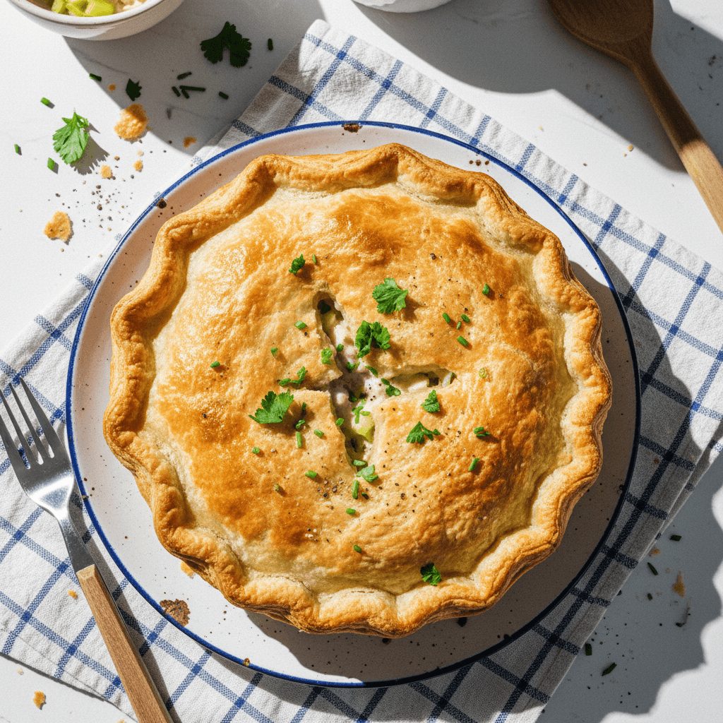 Creamy Chicken and Leek Pot Pie