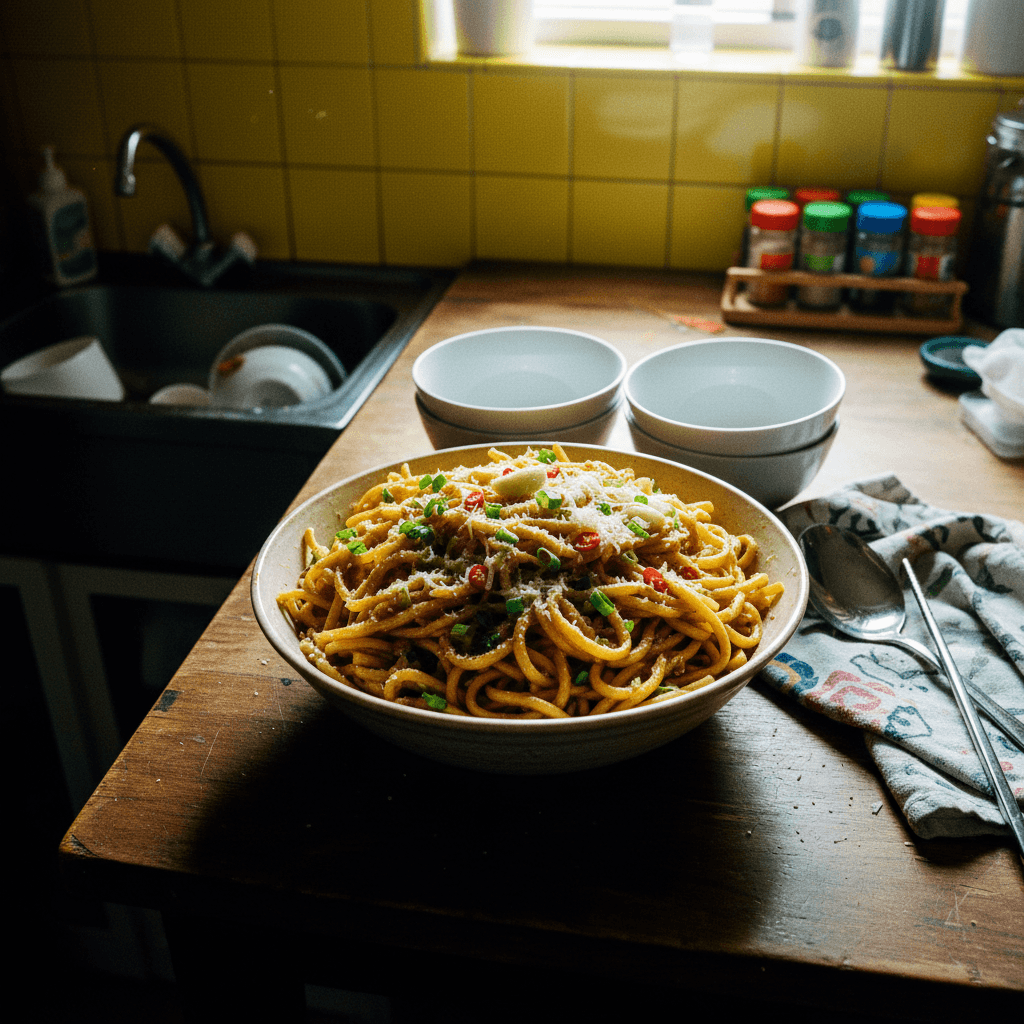 Savory Garlic Noodles