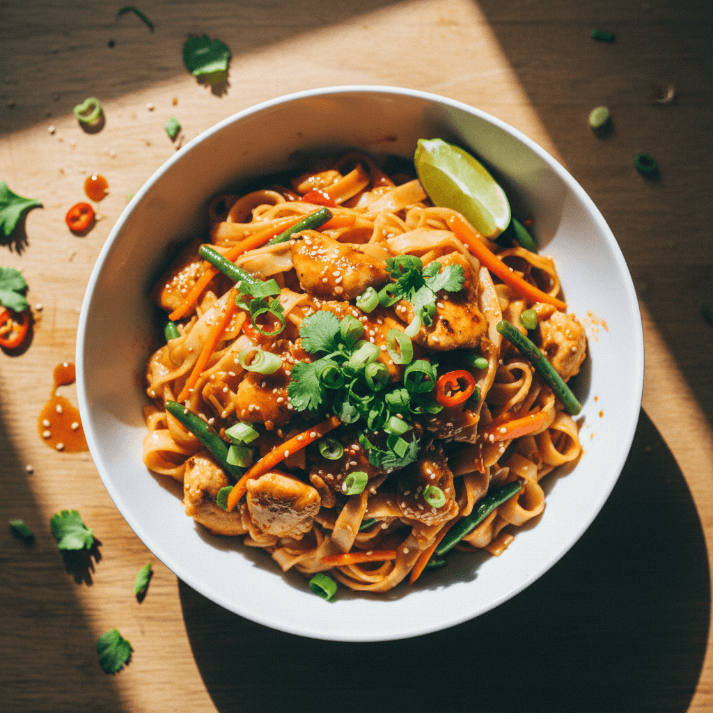 Sweet Chili Chicken Noodles