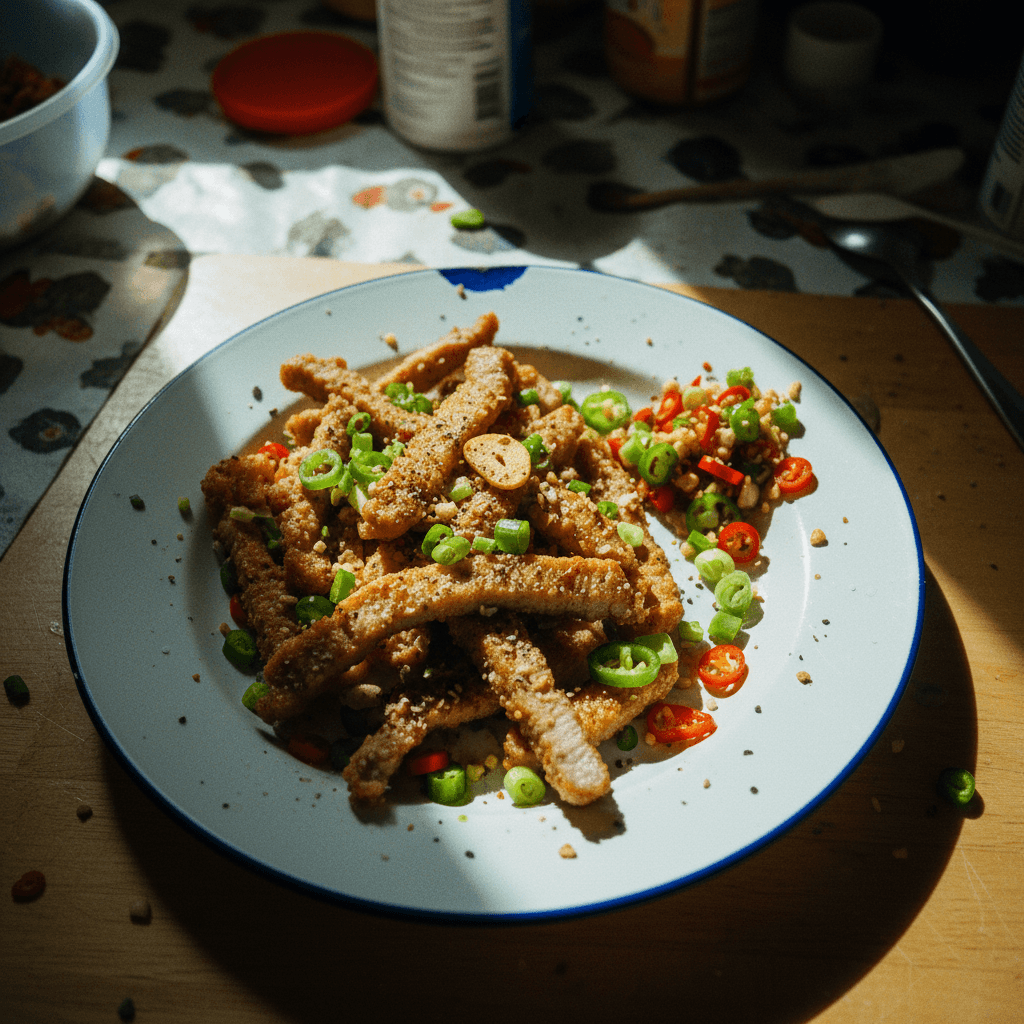 Salt and Pepper Pork Chops