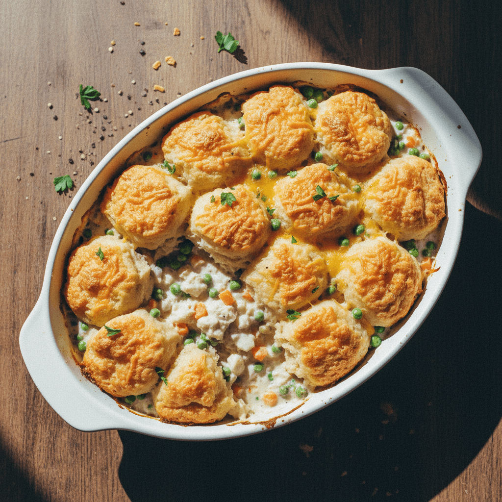 Lazy Girl Chicken Pot Pie / Chicken Cobbler