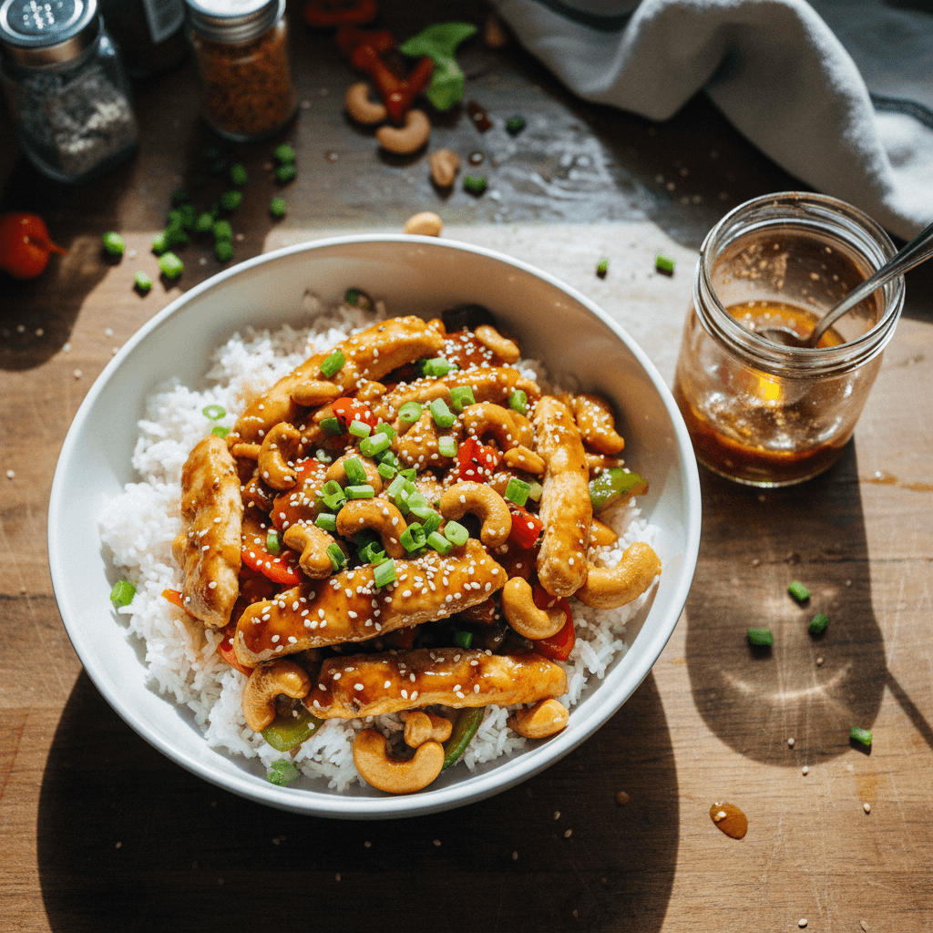Honey Cashew Chicken