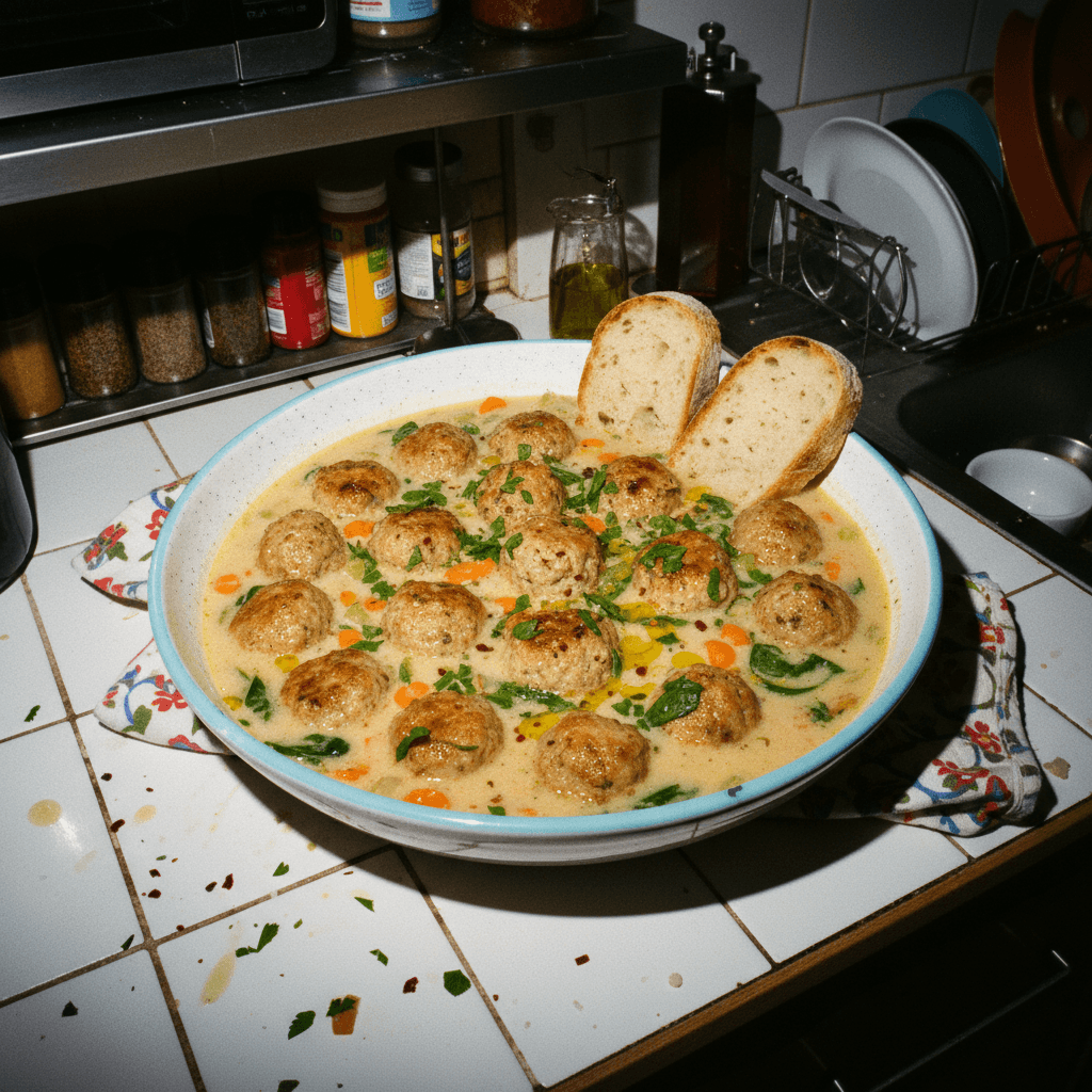 Marry Me Chicken Meatball Soup