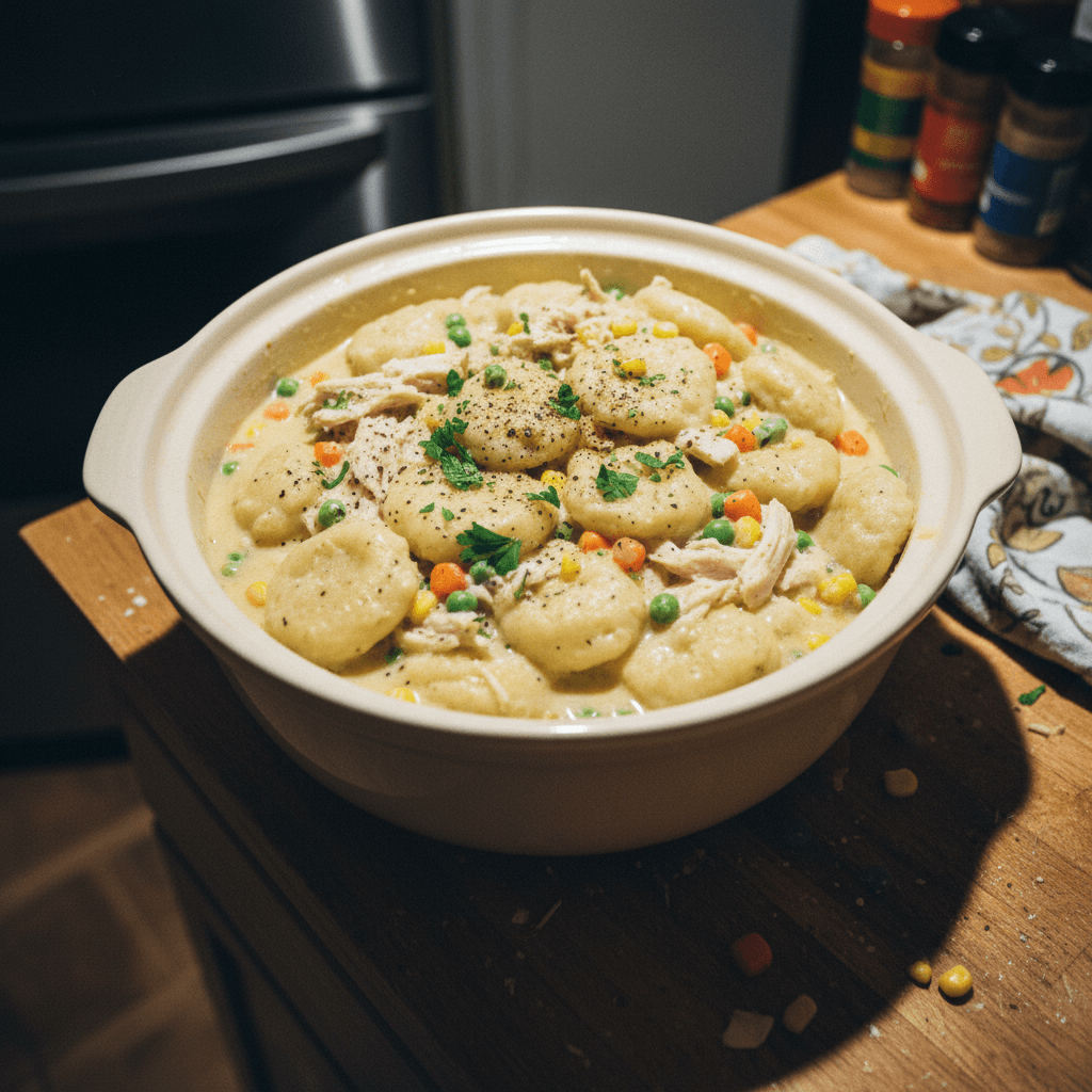 Crockpot Chicken and Dumplings