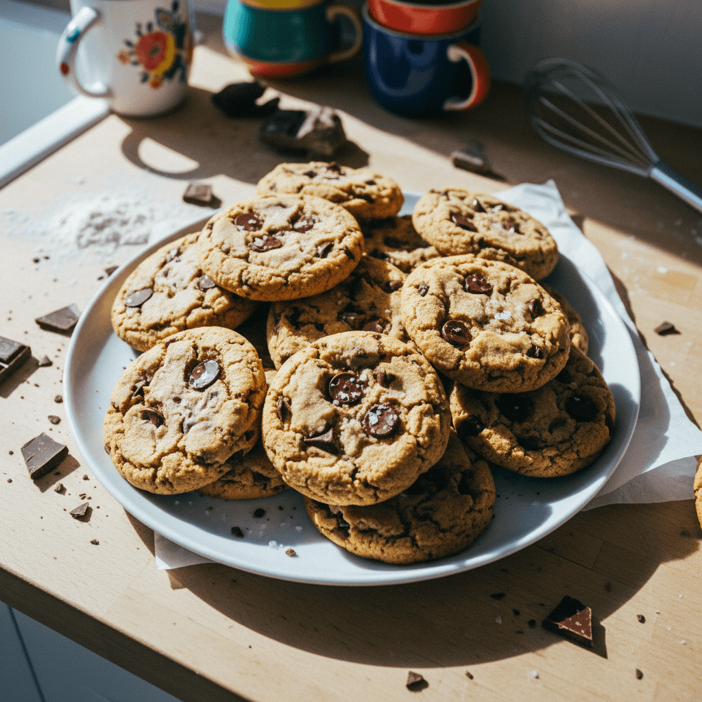 Bakery Style Two Chip Chocolate Chip Cookies