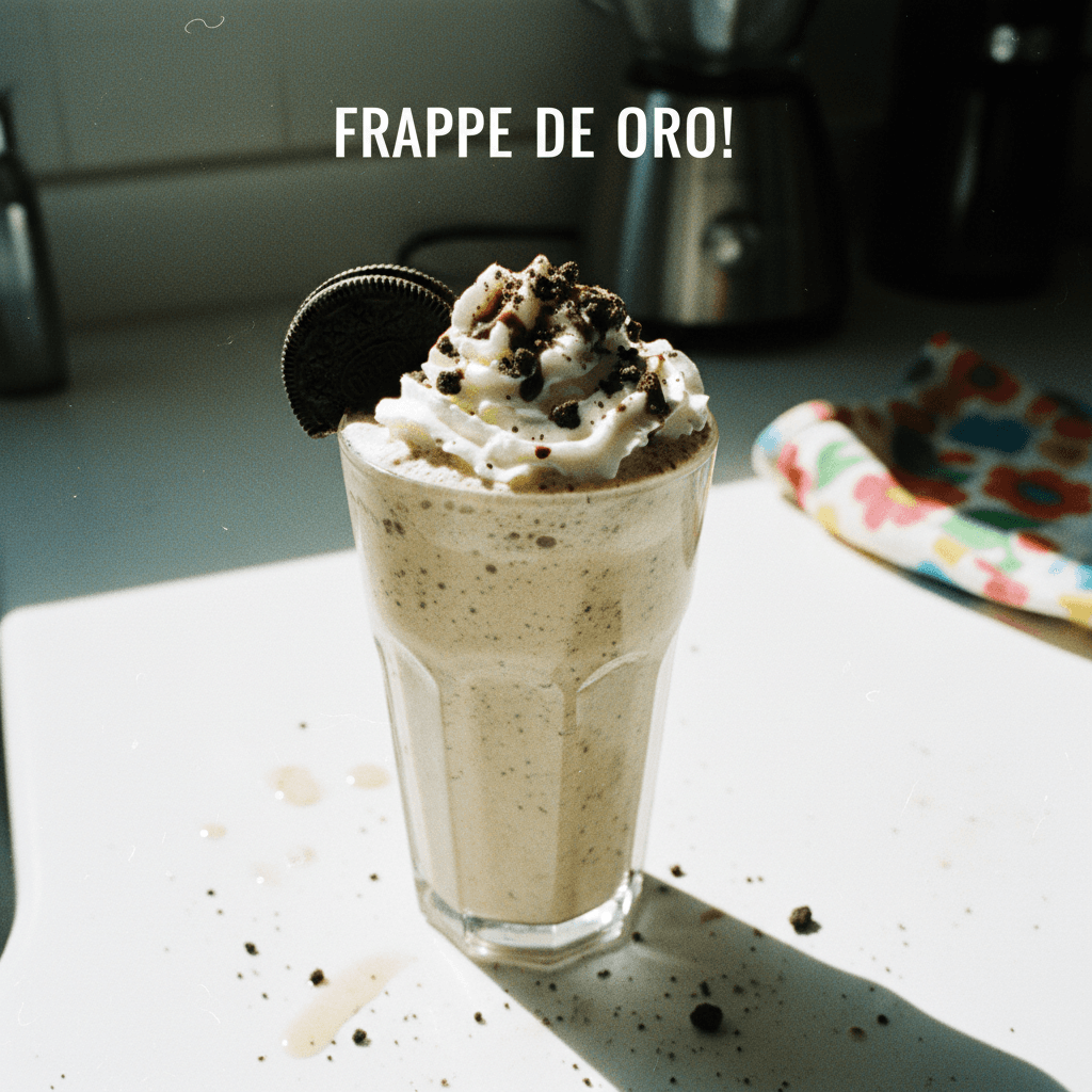 Frappé de Oreo
