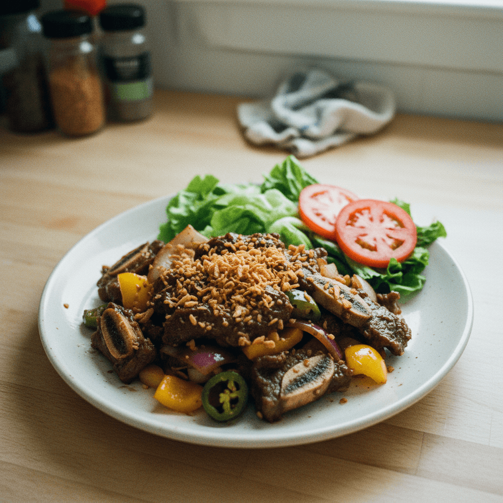 Vietnamese Shaking Beef (Bò lúc lắc) with Short Rib