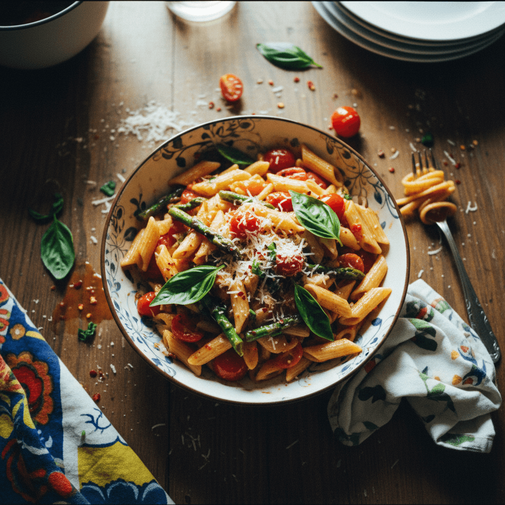 Creamy Tomato Pasta with Italian Sausage