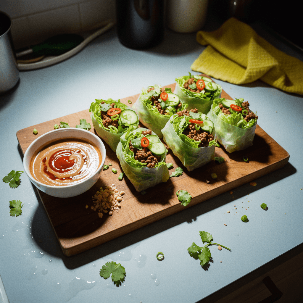 Teriyaki Beef Summer Rolls