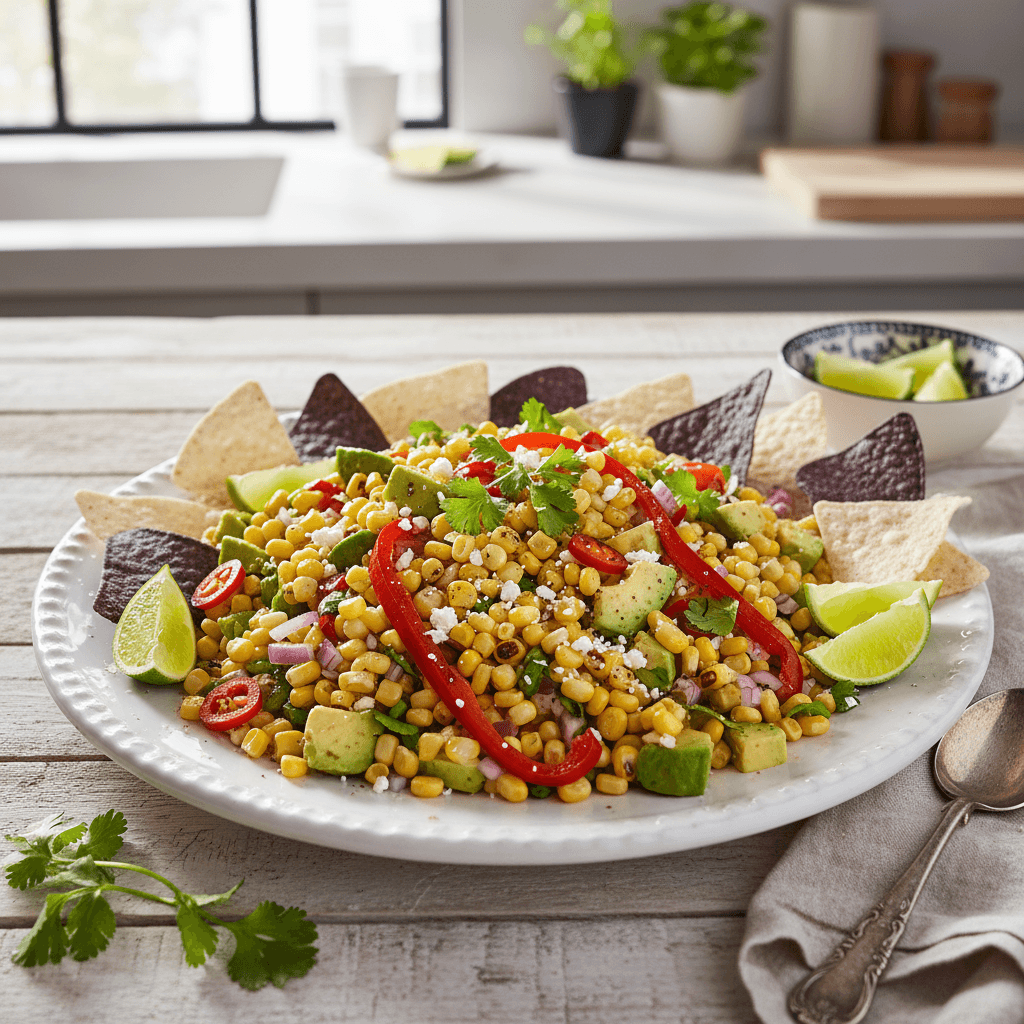 Spicy Corn and Avocado Salsa