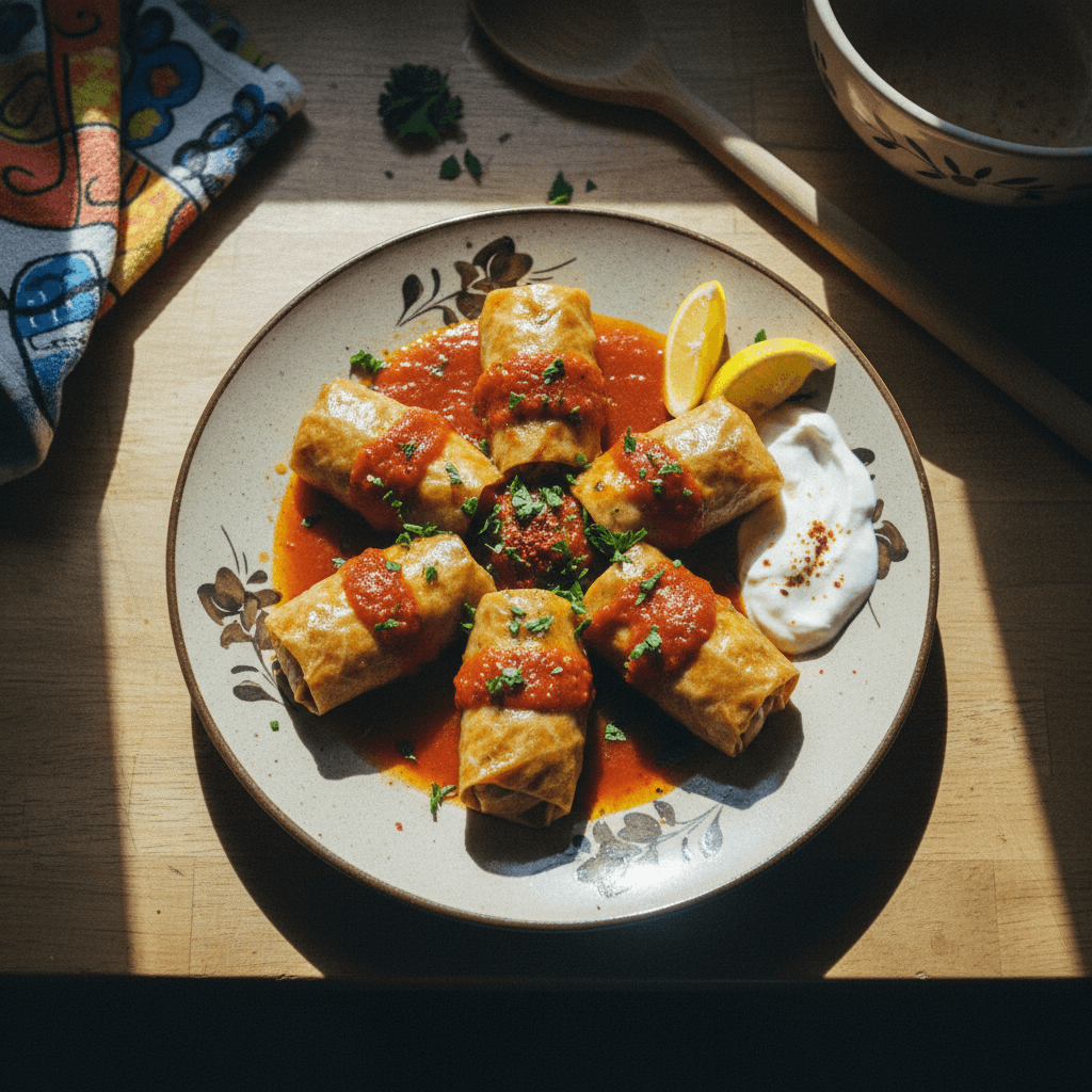 دلمه کلم تکنفره