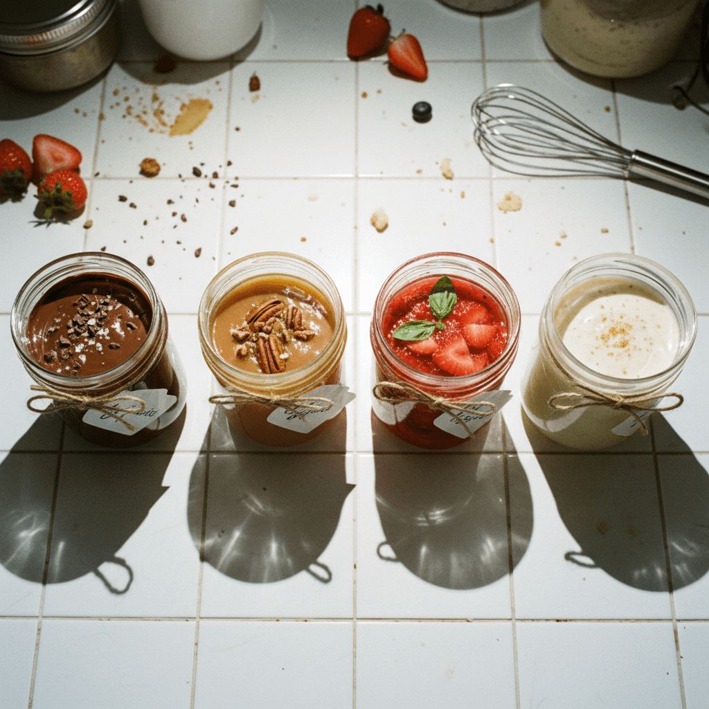 Assorted Dessert Sauces