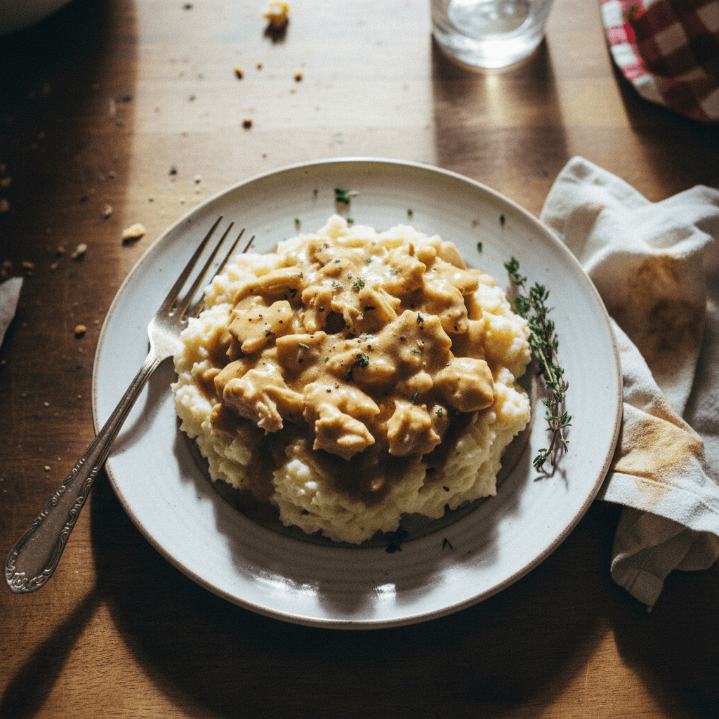Slow Cooker Chicken and Gravy