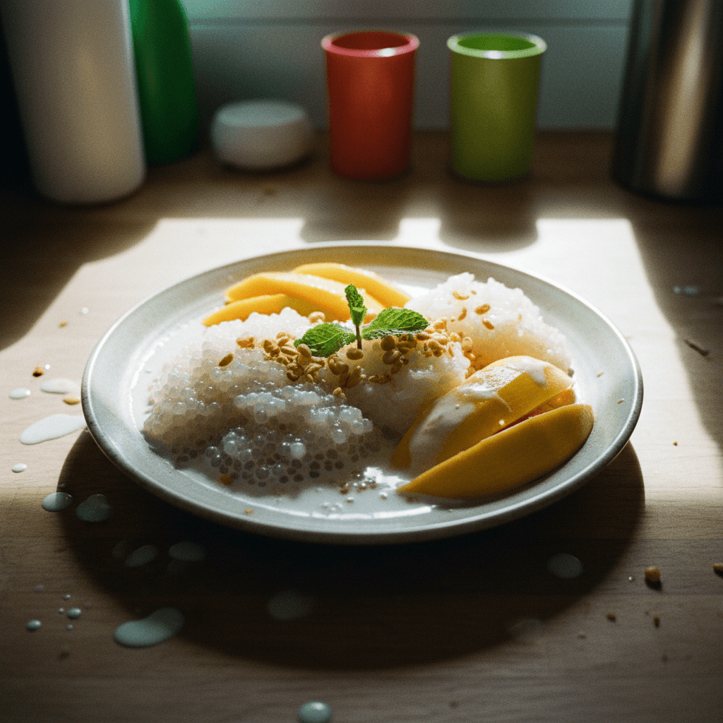 Mango Sago Sticky Rice