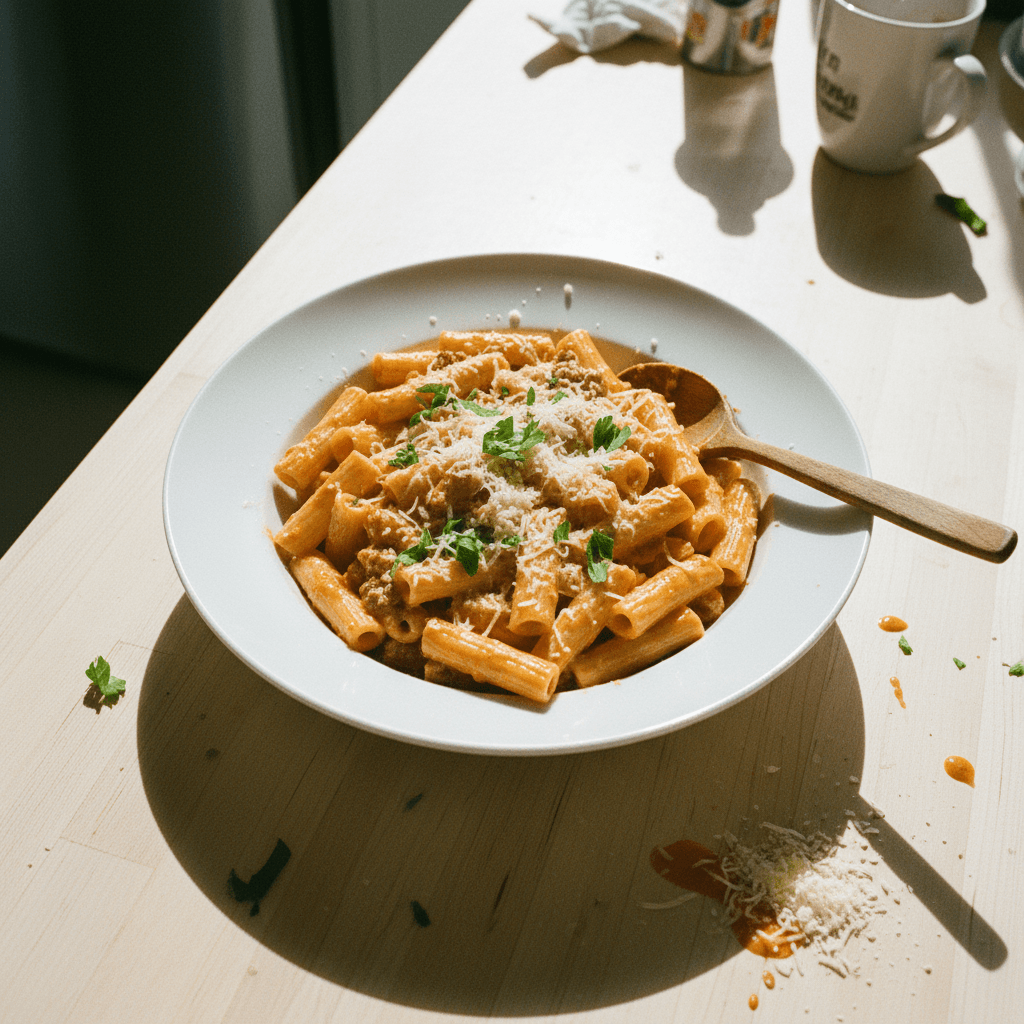 Creamy Beef Pasta