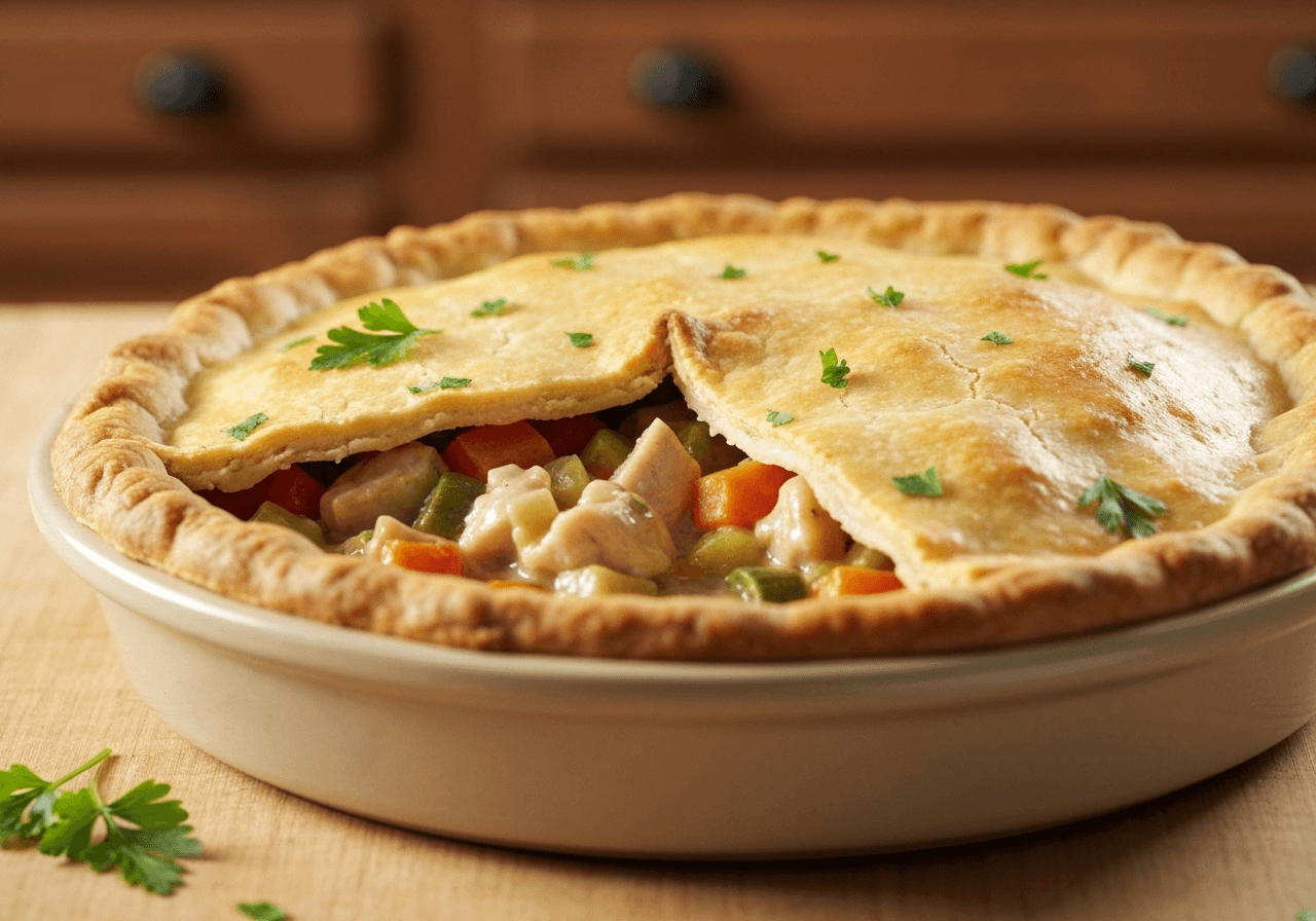 Savory Chicken and Vegetable Gruyere Tart
