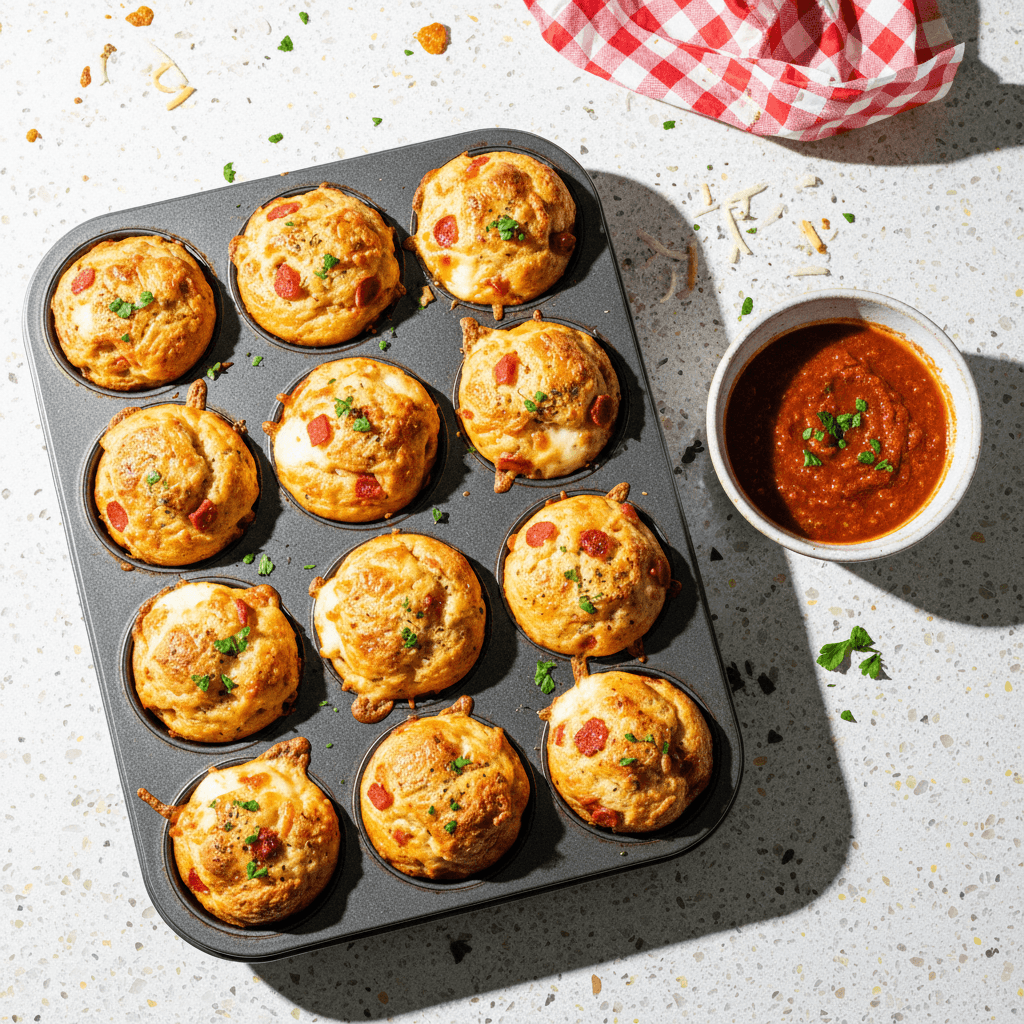 Pull-Apart Pizza Muffins