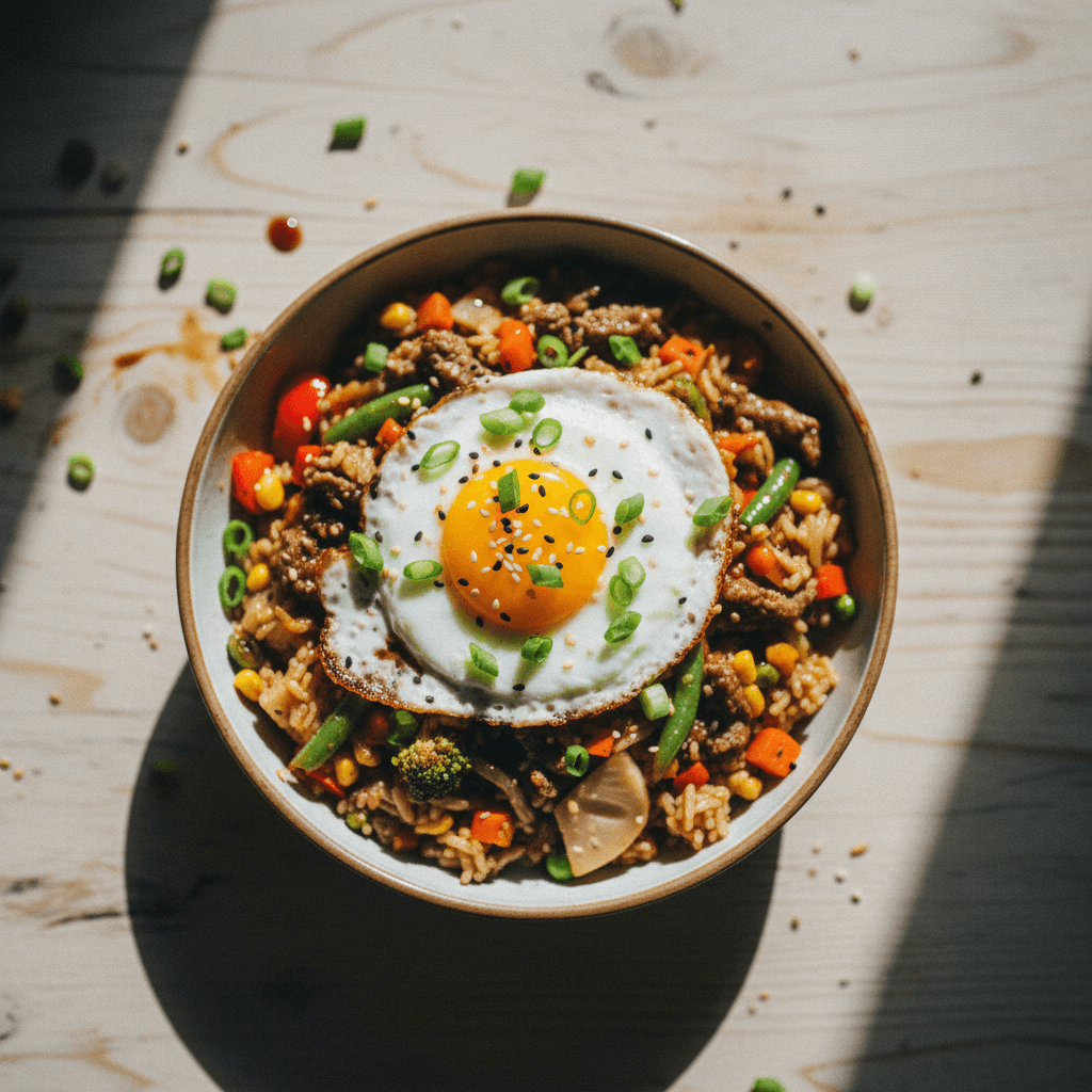 Quick One-Pan Asian Beef Bowl
