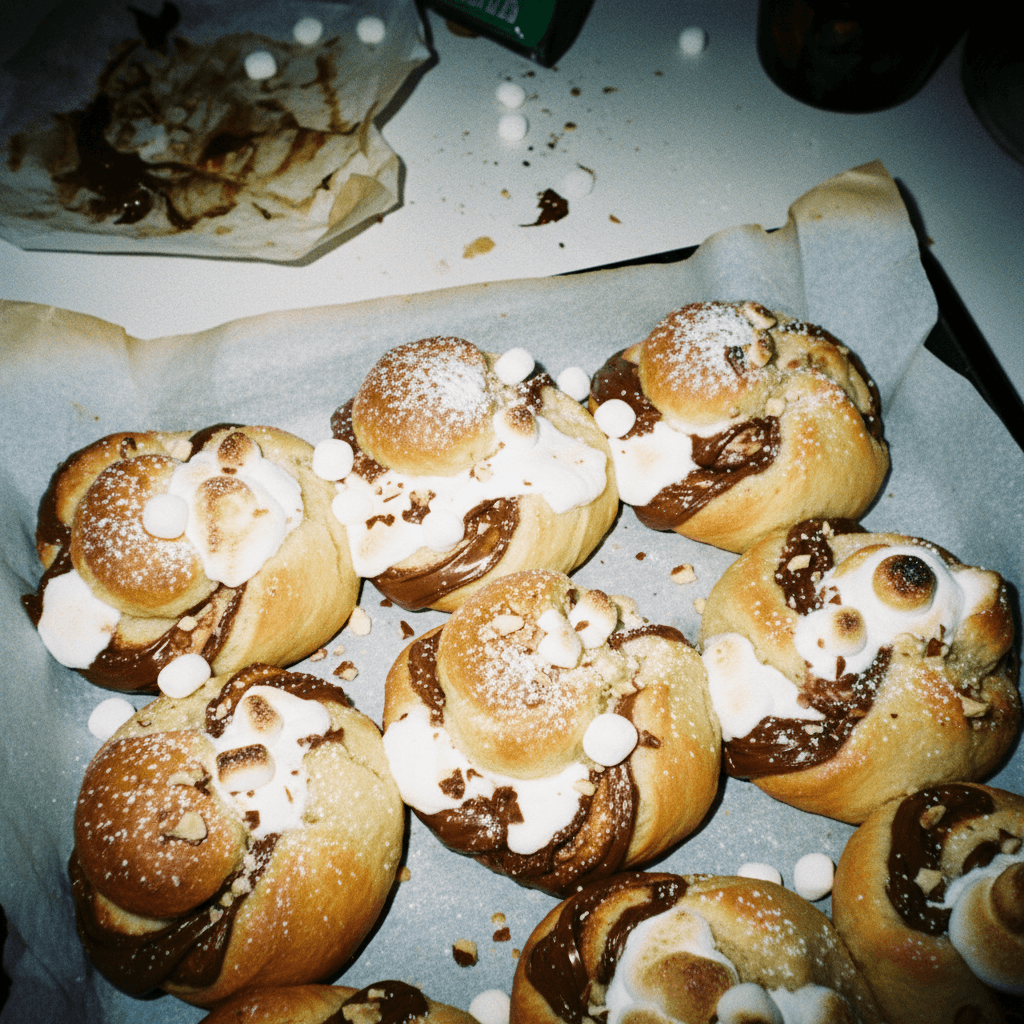 Marshmallow Nutella Brioche