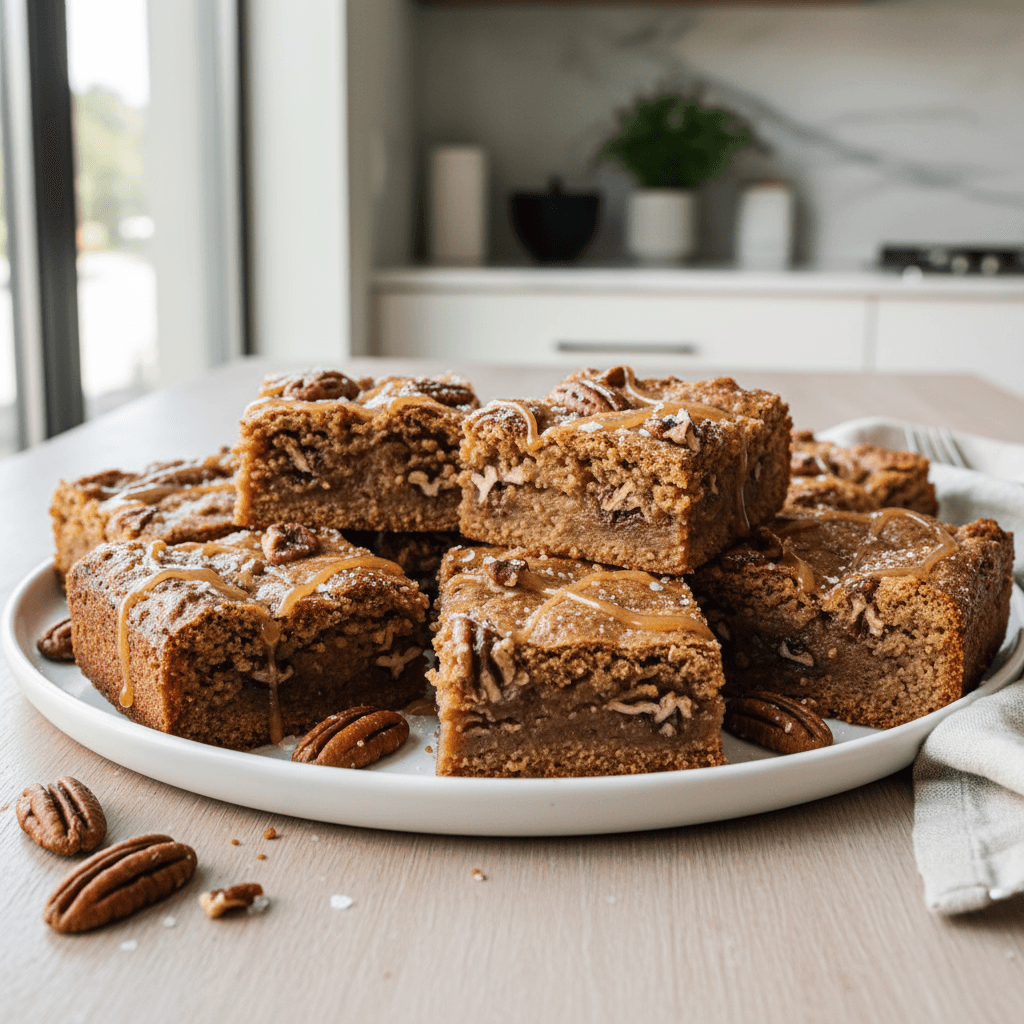 Brown Butter Pecan Blondies