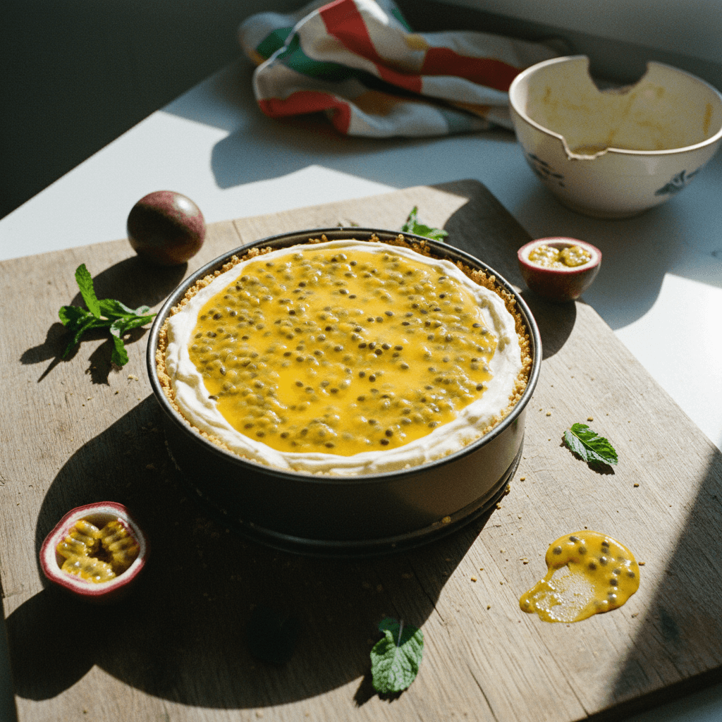 Life-Changing Passion Fruit Cheesecake