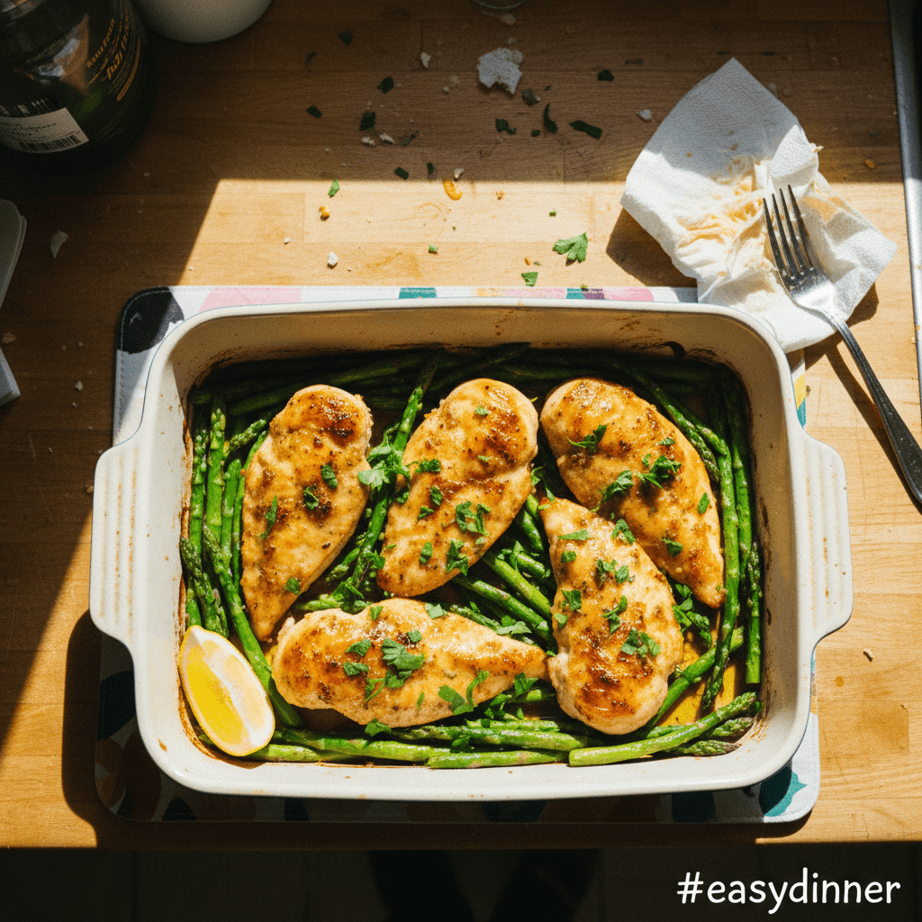 Easy Honey Dijon Chicken and Veggies