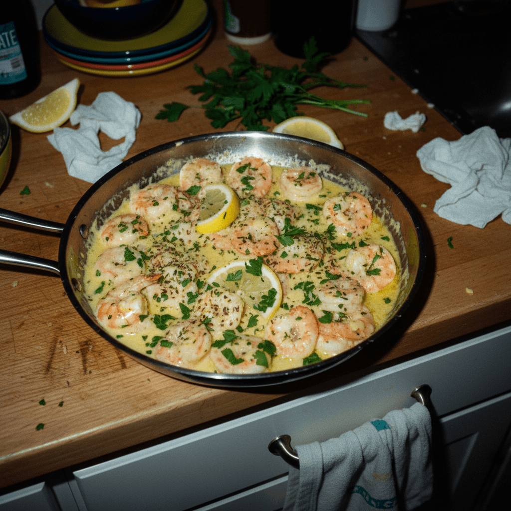 Creamy Garlic Shrimp