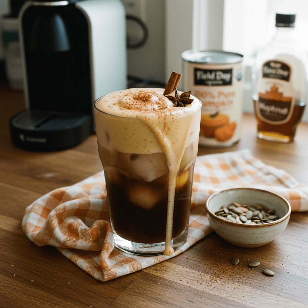 Homemade Pumpkin Cream Cold Brew