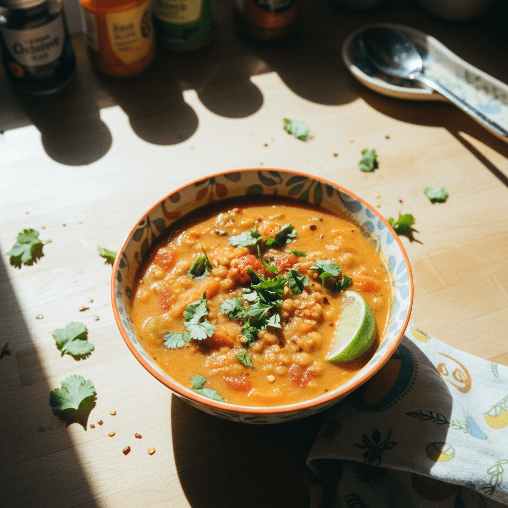 Coconut Lentil Soup