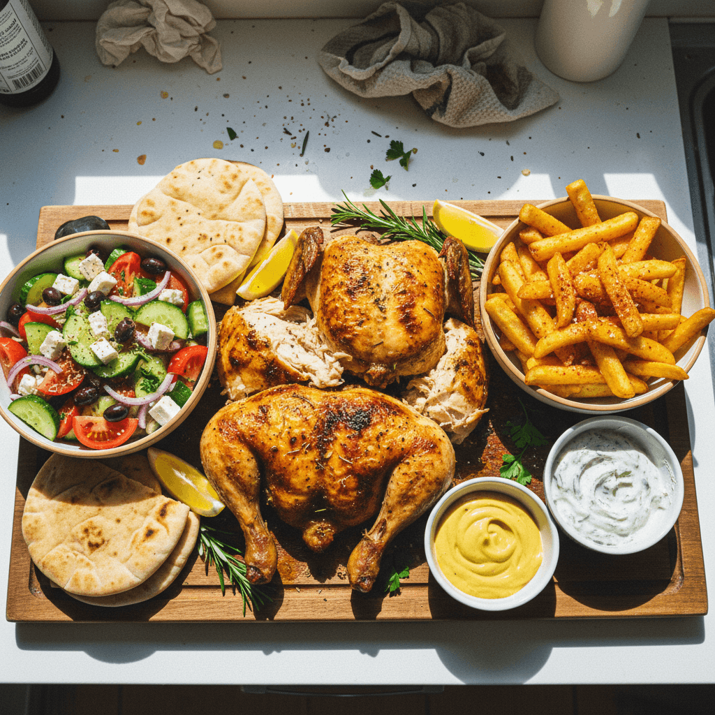 Greek-Inspired Chicken Platter