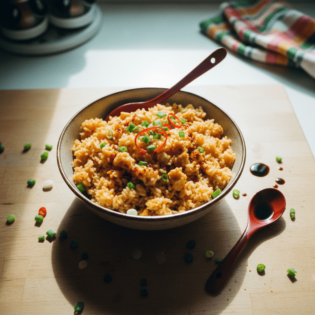 Spicy Egg Fried Rice