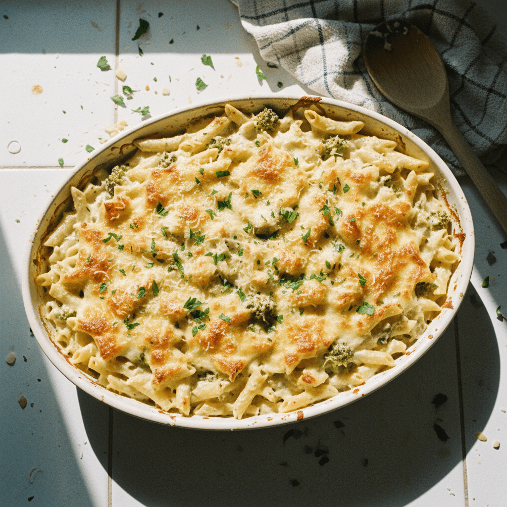 Chicken & Broccoli Baked Ziti