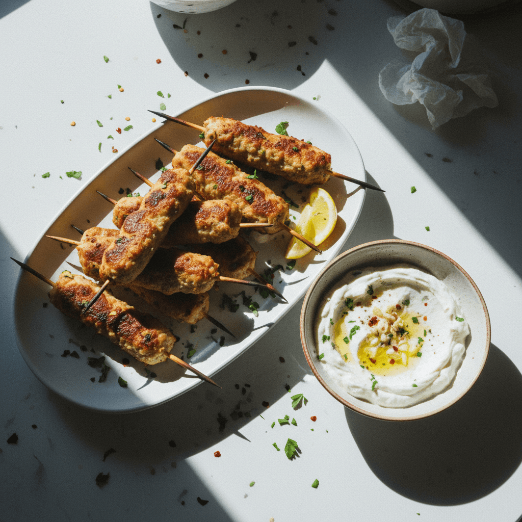 Ленивые кебаб-роллы