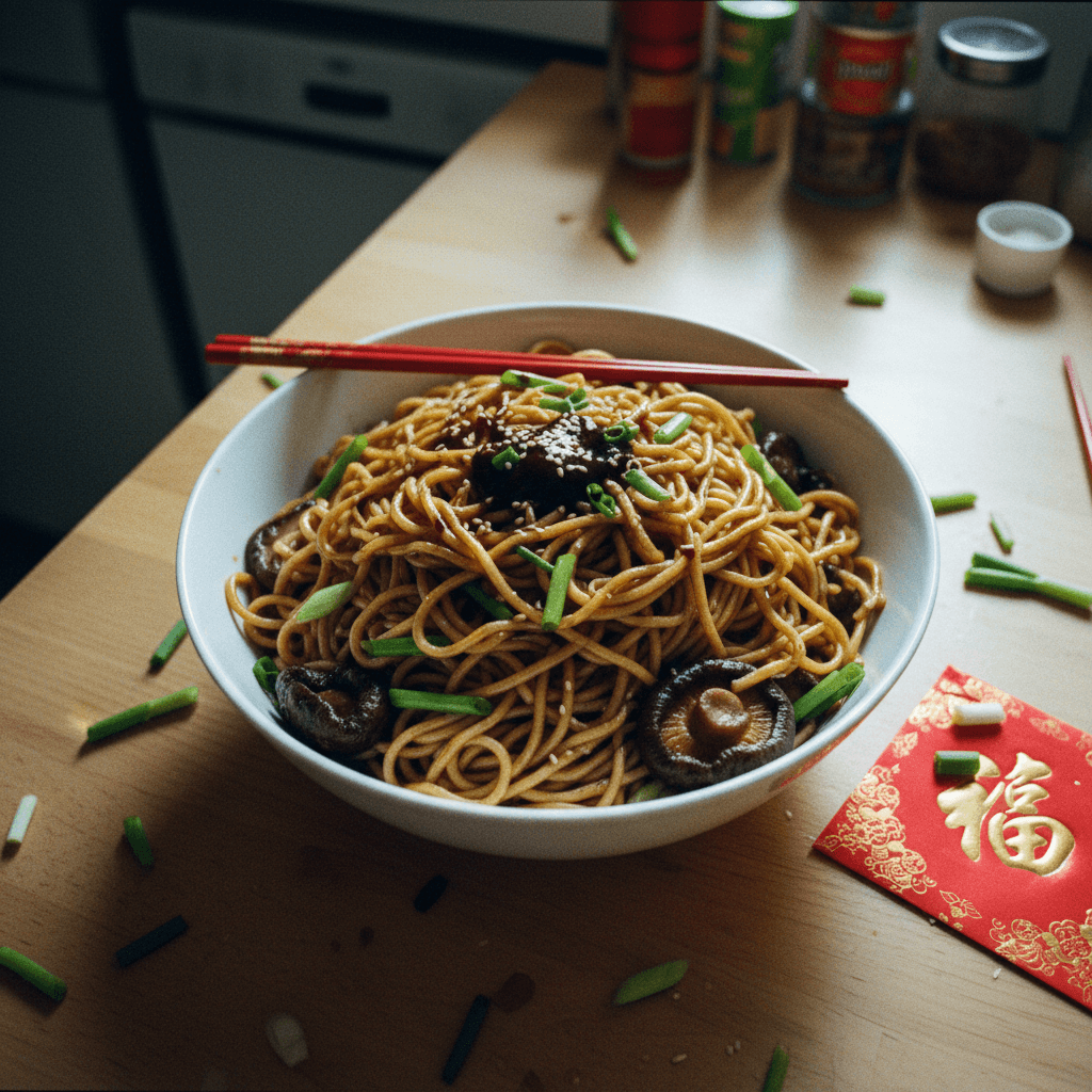 Chinese New Year Longevity Noodles