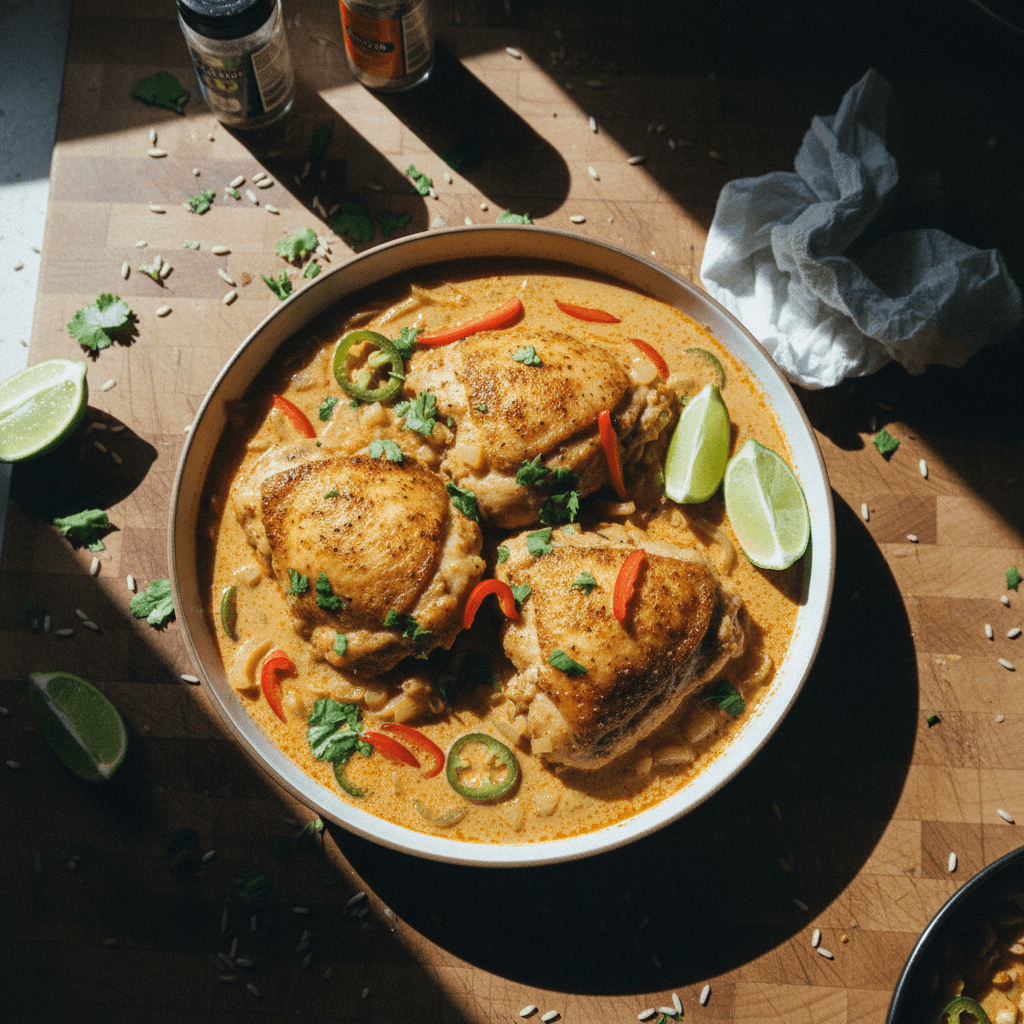 Brazilian Spicy Coconut Chicken